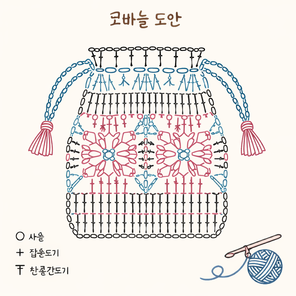 파우치 도안 이미지